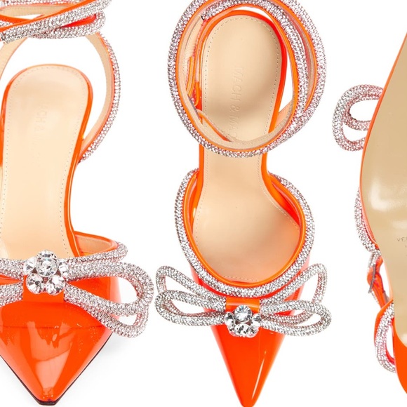 Mach & Mach crystal double bow pointed toe pump - Picture 4 of 4